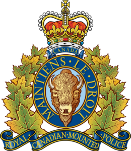 RCMP logo with buffalo head