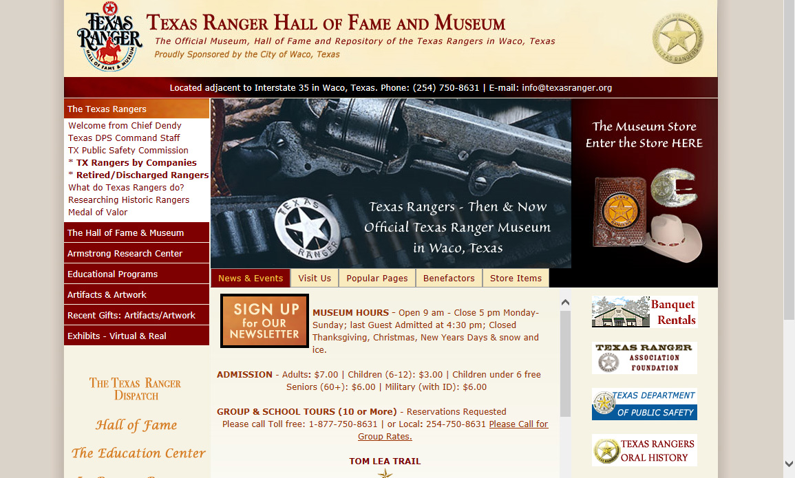 2014 TRHFM Website